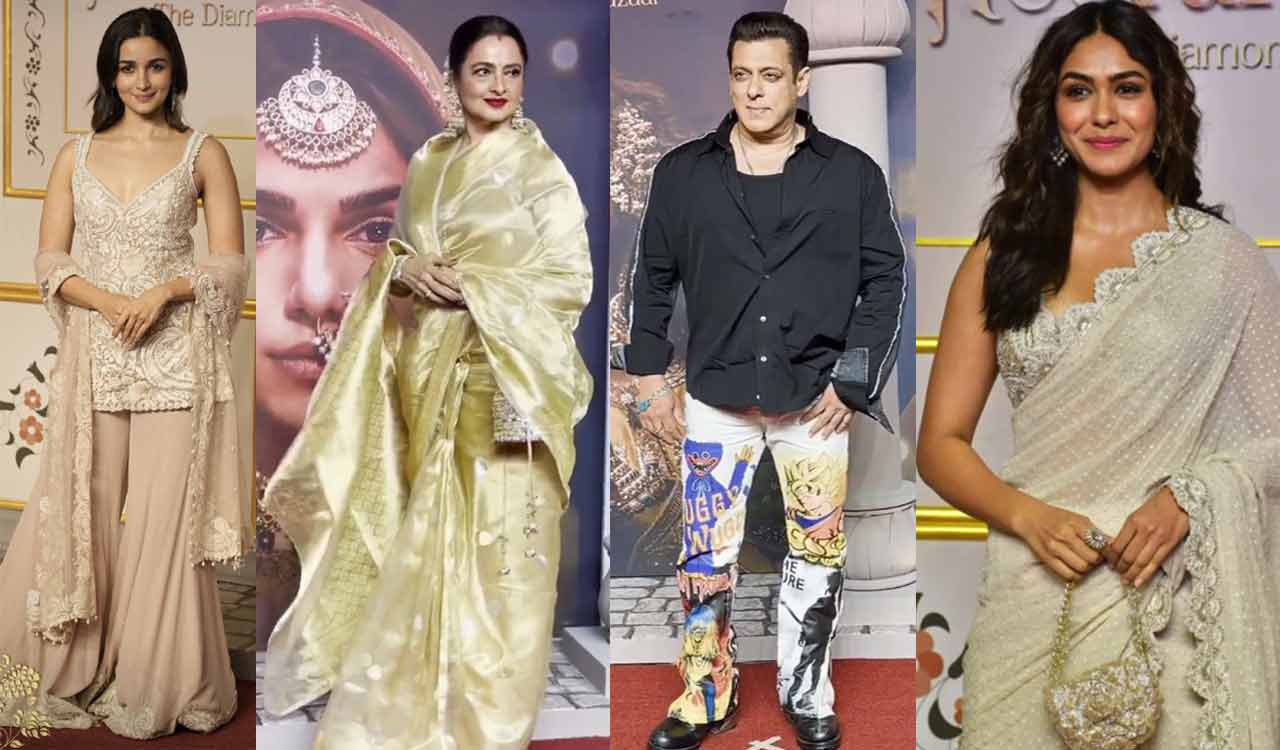 Alia Bhatt joins star-studded ‘Heeramandi’ Premiere-Telangana Today