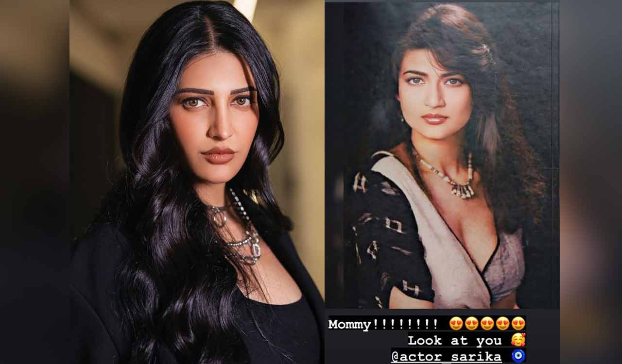 Shruti Haasan shares enchanting throwback of actress-mother Sarika-Telangana Today