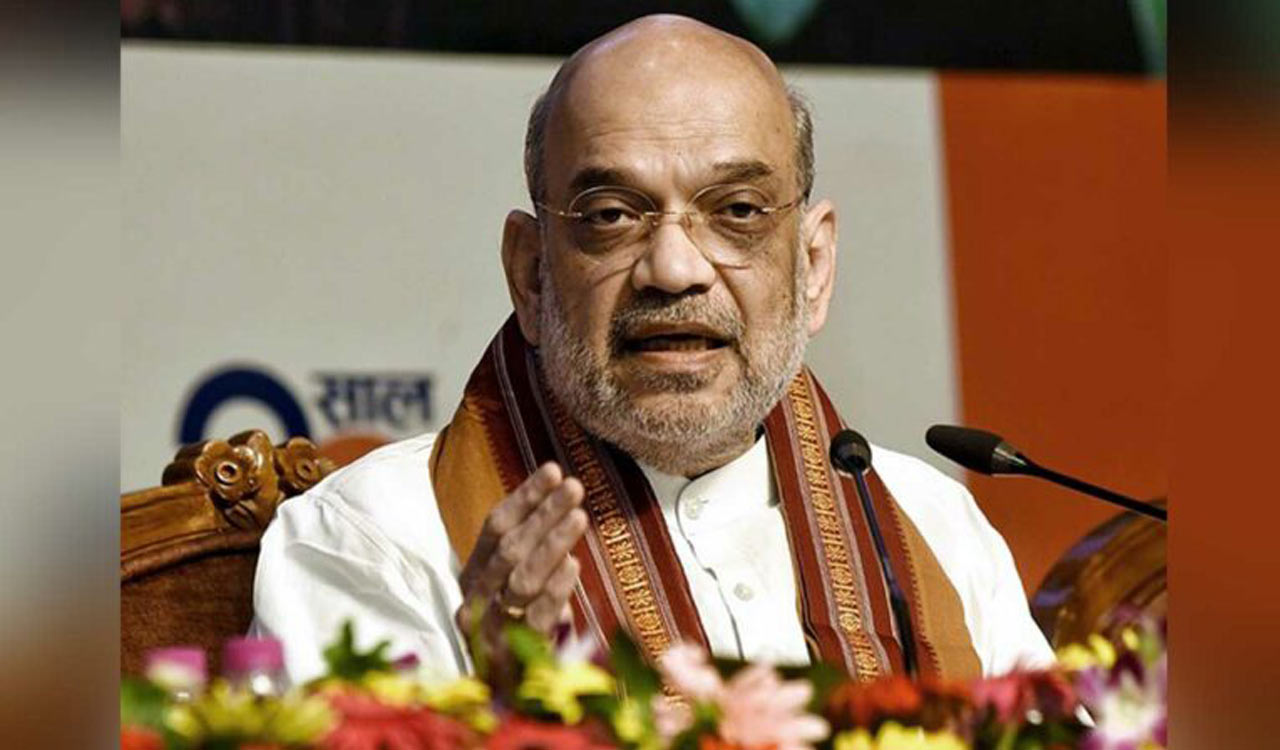 BJP supports reservation policy, Congress peddling propaganda: Amit Shah-Telangana Today