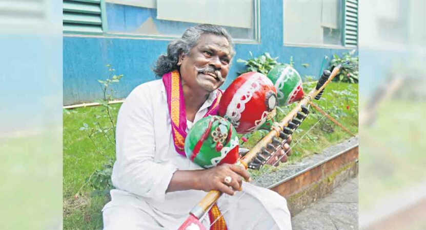 Padma Shri ‘Kinnera’ Mogulaiah struggles to make ends meet, KTR offers help-Telangana Today